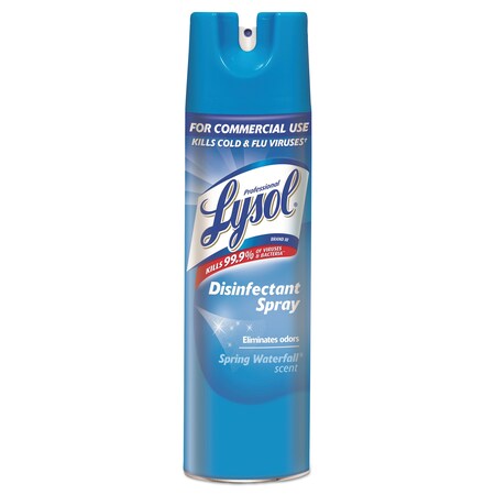 Lysol Disinfectant Spray, Spring Waterfall, 19 oz Aerosol, PK12 36241-76075